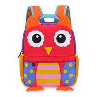 Hipiwe Little Kid Toddler Backpack Baby Boys Girls Kindergarten Pre School Bags Cute Neoprene Cartoo