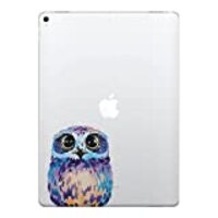 FINCIBO 5 x 5 inch Blue Owl Removable Vinyl Decal Stickers for iPad MacBook Laptop (Or Any Flat Surf