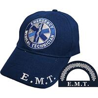 Artisan Owl Emergency Medical Technician EMT Navy Blue Embroidered Baseball Cap