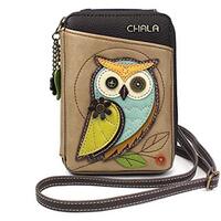 CHALA Wallet Crossbody Cell Phone Purse - Women Faux Leather Multicolor Handbag with Adjustable Stra
