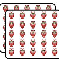 Cheerful Owl Sticker for Scrapbooking, Calendars, Arts, Kids DIY Crafts, Album, Bullet Journals 50 P