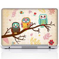 Meffort Inc 17 17.3 Inch Laptop Notebook Skin Sticker Cover Art Decal (Included 2 Wrist pad) - Three