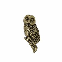 Jim Clift Design Owl Gold Lapel Pin - 10 Count