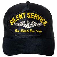 Artisan Owl United States Silent Service Run Silent Run Deep Emblem Patch Hat – Adjustable Bas
