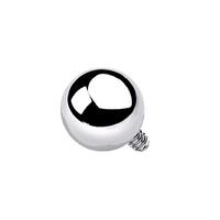 Pierced Owl Set of 10 14-16GA G23 Implant Grade Titanium Replacement Balls for Internally Threaded J