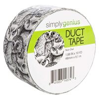 Simply Genius Pattern Duct Tape Heavy Duty - Craft Supplies for Kids & Adults - Colored Duct Tap