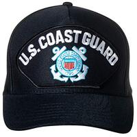 United States Coast Guard Emblem Patch Hat Navy Blue Baseball Cap