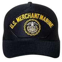 Artisan Owl Officially Licensed United States Merchant Marine Emblem Patch Hat – Adjustable Ba