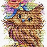 Counted Cross-Stitch kit Charming Owl SM-396 by MP Studia