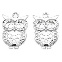 Cousin DIY 2 Piece Silver Owl Swarovski Accent Bases