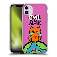 Head Case Designs Owl Most Unfortunate Fools Soft Gel Case Compatible with Apple iPhone 11