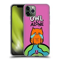 Head Case Designs Owl Most Unfortunate Fools Soft Gel Case Compatible with Apple iPhone 11 Pro