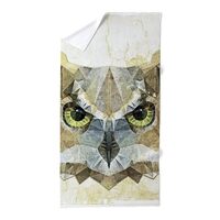 CafePress Abstract Owl Large Beach Towel, Soft Towel with Unique Design