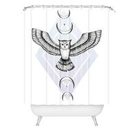 Society6 Barlena Mystic Owl Shower Curtain, 72" x 69" 2lbs, Multi