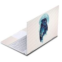 MightySkins Carbon Fiber Skin for Google Pixelbook - Midnight Owl | Protective, Durable Textured Car