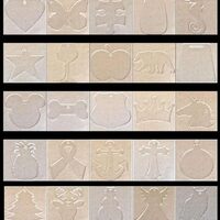 60 Pack Laser Cut 4" Clear Acrylic Blank Shapes Smooth Edge Transparent Plexiglass Designs 1/8 