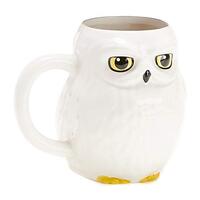 Paladone Wizarding World Hedwig Shaped Ceramic Mug | Embossed Feather Detail | Proud Owl | Perfect f
