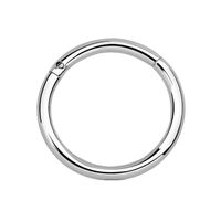 Pierced Owl 16G Sterling Silver Hinged Segment Clicker Ring (Diameter: 8mm (5/16"))