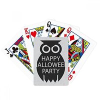 DIYthinker Halloween Simple Black Cartoon Owl Poker Playing Magic Card Fun Board Game