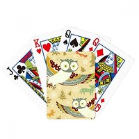 DIYthinker Lovely Birds Owls Floral Patterns Poker Playing Magic Card Fun Board Game