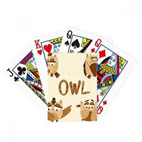 DIYthinker Bell Glass Hat Owl Poker Playing Magic Card Fun Board Game