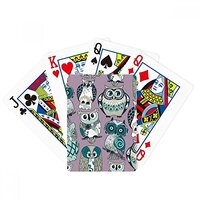 DIYthinker Flower Stripe Owl Poker Playing Magic Card Fun Board Game