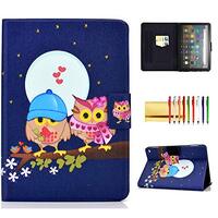 Case for Fire HD 8 Inch Tablet 2024/2022/2020, Techcircle Slim Folio Stand Lightweight PU Leather Co