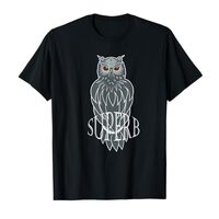 Superb Owl Bird - Elegant Hand Drawn Owl Bird T-Shirt