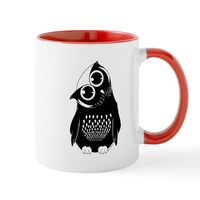 CafePress Curious Owl Mug 11 oz (325 ml) Ceramic Coffee Mug