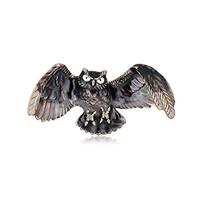 shiYsRL Fashion Brooch Pins, Fashion Women Vintage Flying Owl Shape Brooch Pin Jewelry Clothes Acces