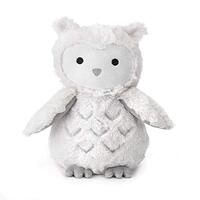 Lambs & Ivy Luna White/Gray Plush Owl Stuffed Animal - Luna (740043O)