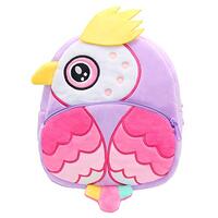KISSOURBABY Backpack for Toddler Boys, Toddler Bookbag Girl Toys Bags(Owl purple