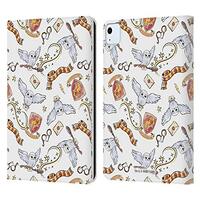 Head Case Designs Officially Licensed Harry Potter Hedwig Owl Pattern Deathly Hallows XIII Leather W