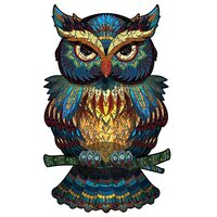 Wooden Puzzles for Adults,Wooden Animals Shaped Puzzles,Unique Shaped Jigsaw Puzzles,Magic Wooden Ji