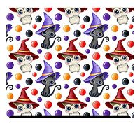 Animal Patterned HTV (19.66" x 36") - Owl and Cat Magician