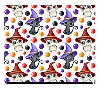 Animal Patterned Glitter HTV (13.33" x 12") - Owl and Cat Magician