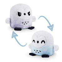 TeeTurtle | Plushmates | Snowy Owl | The Reversible Plush That Hold Hands!