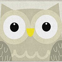 Flagship Carpets Schoolgirl Style Woodland Owl Classroom Area Rug for Indoor Classroom Learning or K
