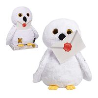 Harry Potter Collector Hedwig Plushie Stuffed Owl Toy for Kids, White, Snowy Owl, Kids Toys for Ages