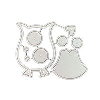 A FEI Owl Metal Die Cuts Exquisite Carbon Steel Embossing Template Cutting Knife Mould Paper Art Cra