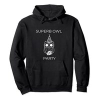 Superb Owl Party Funny Owl Lovers Pun Lovers Pullover Hoodie