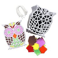 Kipp Brothers DIY Owl Suncatcher Tissue Paper Craft- Great for Sunday School, Vacation Bible School,