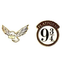 Harry Potter Hogwarts Express Hedwig Lanyard Keychain Lapel Pin Novelty Box Gift Set