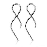 Pierced Owl 10-16GA 316L Surgical Steel Twisted Tail Taper Earrings, Sold as a Pair (10GA (2.4mm))