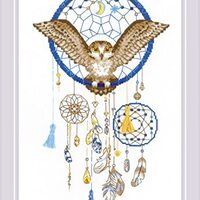 RIOLIS UAB Cross Stitch, Owl Dreams (14 Count)