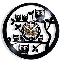 Owl Birds Vinyl Record Wall Clock Surprise Ideas Best Friends Birthdays Art Home Room Decor Gift for