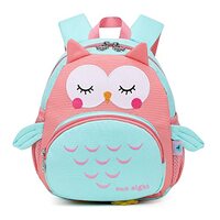 Reqinqin Toddler Backpack for Girls 3D Animal Cartoon Owl School Travel Kids Backpack For Baby Girl 