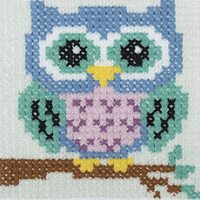 Trimits Children Learn to Cross Stitch Kits Counted Cross Stitch, Canvas Needle Thread Instructions 