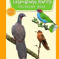 Colombian Birds Coloring Book Vol 1. 31 amazing illustrations: Hummingbirds, hawks, owls, tanagers, 