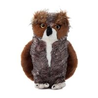 The Petting Zoo Great Horned Owl Stuffed Animal Plushie, Gifts for Kids, Wild Onez Wildlife Animals,